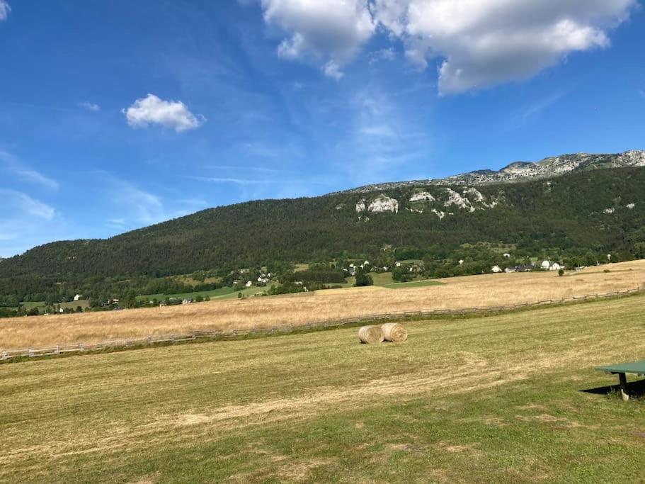 Chalet Cosy, Belle Vue, Dans Le Massif Du Vercors Lans-en-Vercors Exteriör bild